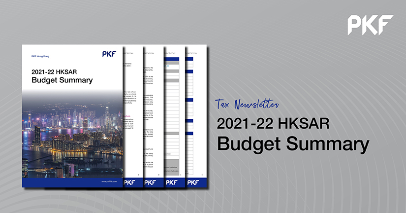 2021-2022 Hong Kong Budget Summary